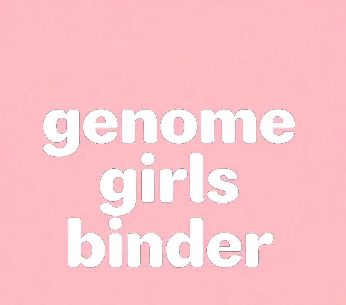 genome  girls binder